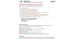 Desktop Screenshot of en.playchess.de