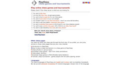 Desktop Screenshot of playchess.de